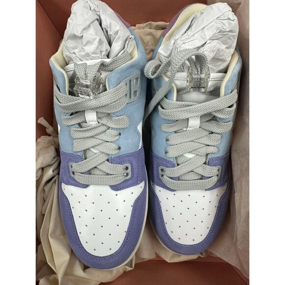 Acne Studios Low Preppy Suede Sneakers Blue Purple EU39 AD0630 - Picture 2 of 11